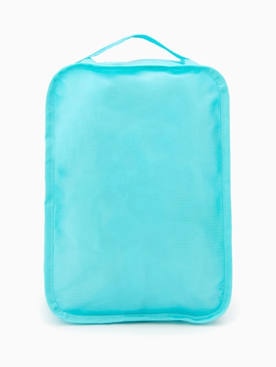 Косметичка на молнии, цвет голубой