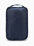 Косметичка дорожная на молнии, с ручкой, с карманом, синяя - Фото 2