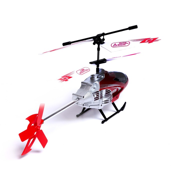 Вертолёт радиоуправляемый SKY, световые эффекты, цвет красный - фото 1882325410