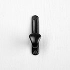 Крючок мебельный CAPPIO CKO005, однорожковый, черный - Фото 3