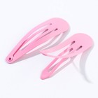 Заколки для волос Girl in trend, 7 шт., 5×1×0.1 см - Фото 5