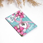 Магнит с металлической подвеской «Тюльпаны», 6×8 см - Фото 2