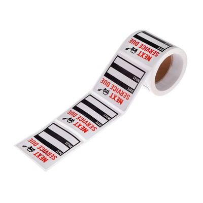 Наклейка для планового сервисного интервала, рулон 150 шт.