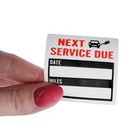 Наклейка для планового сервисного интервала, рулон 150 шт. - Фото 3