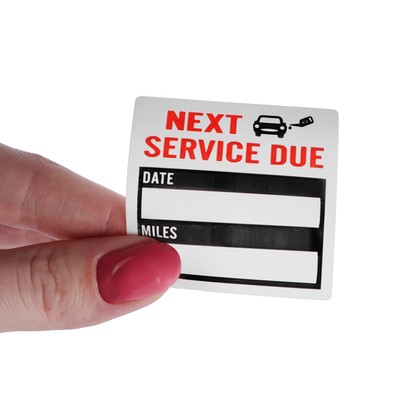 Наклейка для планового сервисного интервала, рулон 150 шт.