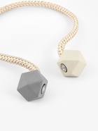 Подхват для штор «Камушки», d=3×46 см, пепельно-бежевый, серый - Фото 2