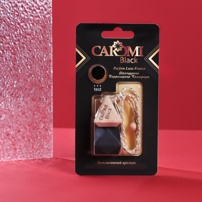 Ароматизатор автомобильный CAROMI BLACK GOLD Эксклюзив, в бутылочке 6 мл - Фото 1