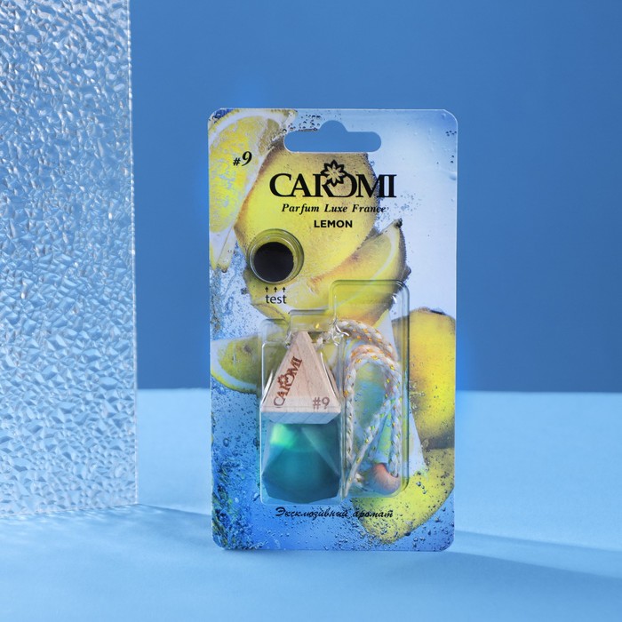 Ароматизатор автомобильный CAROMI #9 Экзотик, Лимон, в бутылочке 6 мл - Фото 1