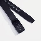 Ремень, ширина 4 см, автомат, пряжка тёмный металл, цвет чёрный 7633253