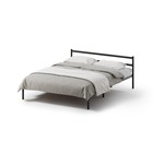 Кровать разборная «Мета», металлическая, 1400×2000 мм, чёрная - Фото 3