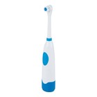 Электрическая зубная щетка HOMESTAR HS-6005, вращательная, 6500 об/мин, 2 насадки, синяя - Фото 4
