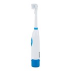 Электрическая зубная щетка HOMESTAR HS-6005, вращательная, 6500 об/мин, 2 насадки, синяя - Фото 5