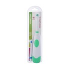 Электрическая зубная щетка HOMESTAR HS-6005, вращательная, 6500 об/мин, 2 насадки, зеленая - фото 9518255