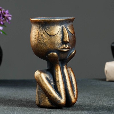 Подсвечник на 1 свечу «Винтаж», гипс, 14.7 см