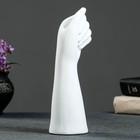 Подсвечник "Рука"  белая 23,5см - фото 21450100