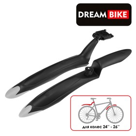 Набор крыльев 24-26" Dream Bike, цвет чёрный
