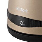 Чайник электрический Kitfort KT-6121-4, металл, 1.7 л, 2200 Вт, регулировка t°, бежевый - фото 51334632 Чайник электрический Kitfort KT-6121-4, металл, 1.7 л, 2200 Вт, регулировка t°, бежевый - фото 51334632