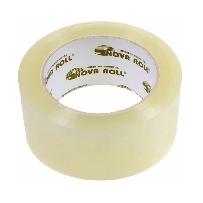 Клейкая лента 48 мм×66 м43 мкм «Нова Ролл 204», прозрачная - Фото 1