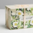 Коробка для капкейка, кондитерская упаковка, 2 ячейки «Счастливых моментов», 16 х 8 х 10 см - Фото 2