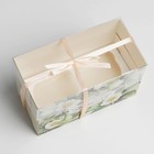 Коробка для капкейка, кондитерская упаковка, «Счастливых моментов», 16 х 8 х 10 см - Фото 3