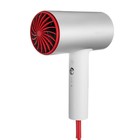 Фен Soocas Hair Dryer H5, 1800 Вт, 3 скорости, ионизация, шнур 1.7 м, серебристо-красный - фото 9518816