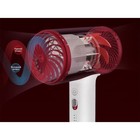 Фен Soocas Hair Dryer H5, 1800 Вт, 3 скорости, ионизация, шнур 1.7 м, серебристо-красный - фото 9578655