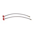 Подводка для смесителя ZEIN, гайка 1/2", штуцер М10, 50 см, ключ для монтажа, набор 2 шт. - фото 27052056