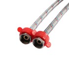 Подводка для смесителя ZEIN, гайка 1/2", штуцер М10, 60 см, ключ для монтажа, набор 2 шт. - Фото 3