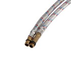 Подводка для смесителя ZEIN, гайка 1/2", штуцер М10, 100 см, ключ для монтажа, набор 2 шт. - Фото 4