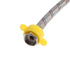 Подводка гибкая для воды ZEIN, 1/2", гайка-штуцер, 30 см - Фото 4