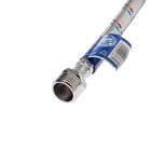 Подводка гибкая для воды ZEIN, 1/2", гайка-штуцер, 50 см, с ключом для монтажа - Фото 5