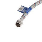 Подводка гибкая для воды ZEIN, 1/2", гайка-штуцер, 150 см, с ключом для монтажа - Фото 5