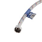 Подводка гибкая для воды ZEIN, 1/2", гайка-гайка, 40 см, с ключом для монтажа - Фото 5