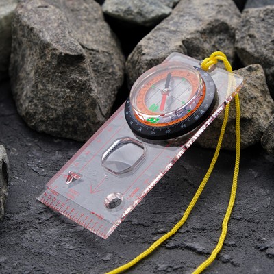 Компас с линейкой «Корсар», 13×6 см
