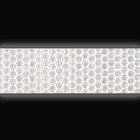 Светоотражающая лента-наклейка, 2,5 см, 1 ± 0,1 м, цвет белый - Фото 3