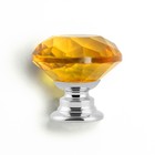 Ручка кнопка CAPPIO, цвет золотой "Алмаз", стеклянная, d=25 мм - Фото 6