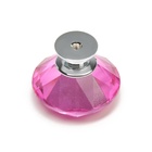 Ручка кнопка CAPPIO, цвет розовый "Алмаз", стеклянная, d=40 мм - фото 25269455