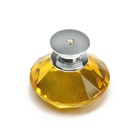 Ручка-кнопка CAPPIO "Алмаз", цвет золото, стеклянная, d=40 мм - фото 25426845