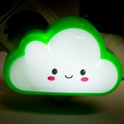 Ночник пластик LED "Облачко" МИКС 8х8х2,5 см RISALUX 7306410 - фото 9519295