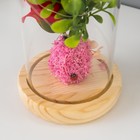 Фигурка световая колба RISALUX «Три розы», LED - ночник, от батареек, 3×ААА 11×11×21.5 см - Фото 6