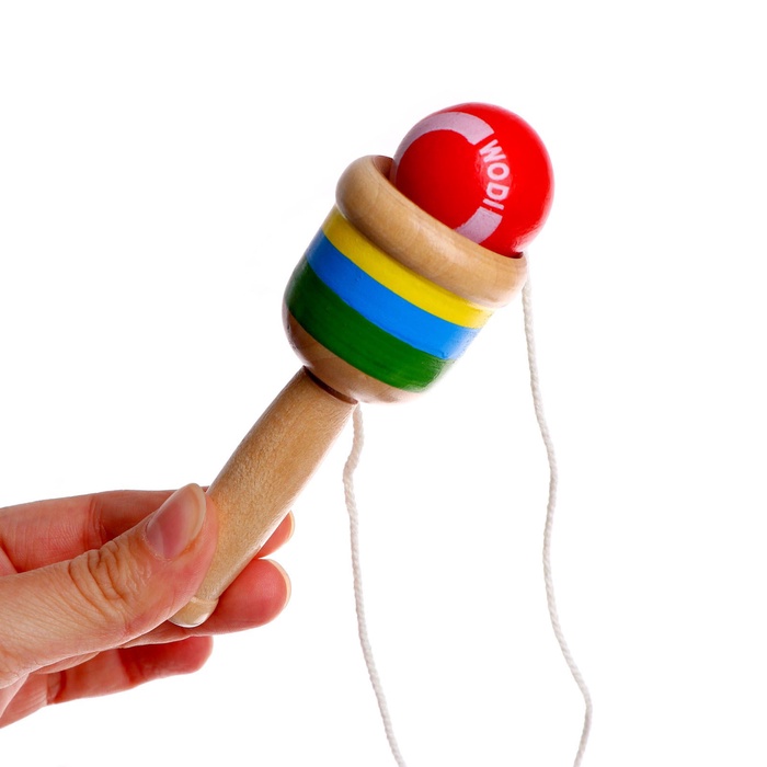 Детская развивающая игра «Бильбоке» 4×4×10 см - Фото 1