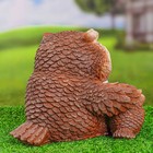 Садовая фигура "Сова с чаем" 19х16см - фото 21450964