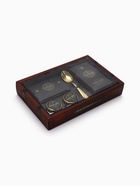 Подарочный набор «23 Февраля», крем-мед, орехи в шоколадной глазури, чай, ложка 5242299