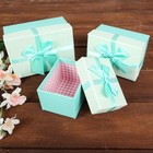 УЦЕНКА Набор коробок 3 в 1 14*9,5*8/12*8,5*7/10*7,5*6 см - Фото 2