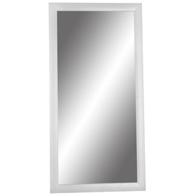 Зеркало Домино, МДФ профиль, белый, размер 1200х600 мм