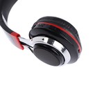 Наушники беспроводные LuazON OBT 1.1, накладные, BT 4.2, 250 мАч, LED, FM, microSD, черные 44 - Фото 5