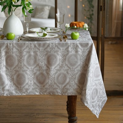 Скатерть «Этель» Classicism 146×180 см, 100% хлопок, саржа 190 г/м², с ВГМО