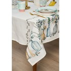 Скатерть «Этель» Flower mood, 146×180 см, 100% хлопок, репс 210 г/м² - Фото 2