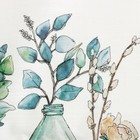 Скатерть «Этель» Flower mood, 146×250 см, 100% хлопок, репс 210 г/м² - Фото 4