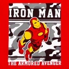 Футболка детская "Iron man" Мстители, рост 86-92, красный - Фото 2